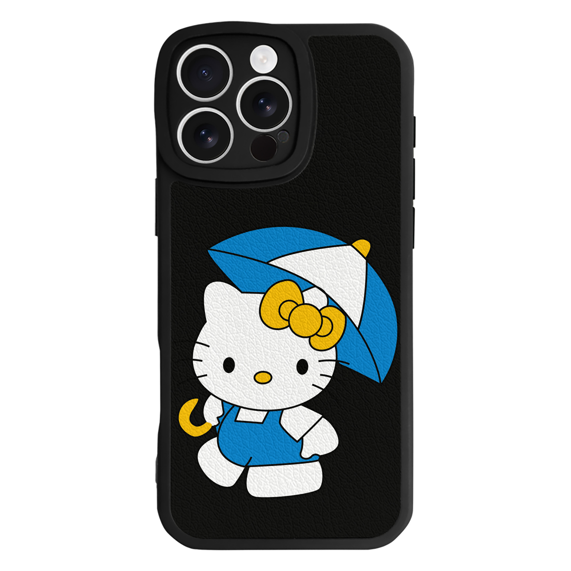 （画像用） Hello Kitty ハローキティ 【iPhone 16シリーズ対応】シリコンスマホケース（レザー調） 材質：シリコン